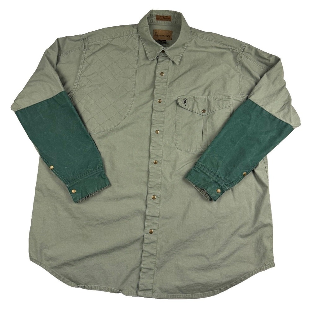 Vintage 90s Browning Super Naturals Shooting Shirt XL Hunting Gorpcore